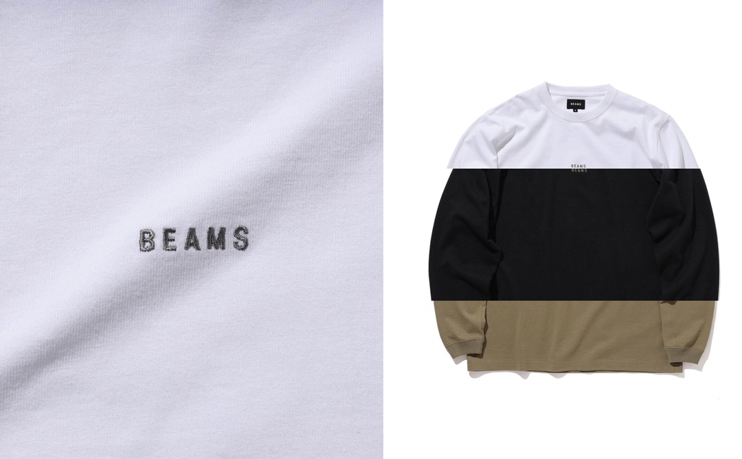 BEAMS / ミニロゴ ロングスリーブ Tシャツが2023年2月上旬発売 (ビームス)
