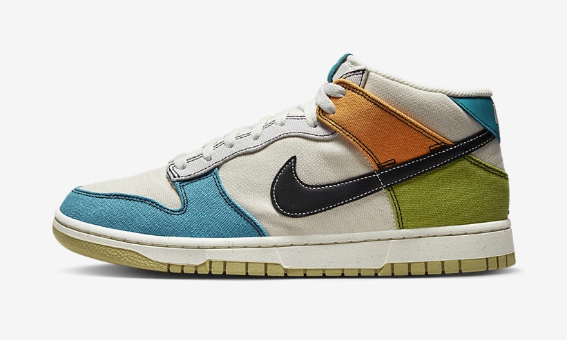 【国内 3/1 発売】ナイキ ダンク ミッド “マルチカラーキャンバス” (NIKE DUNK MID “Multi-Color Canvas”) [DV0830-100]