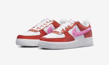 【国内 2/1 発売】ナイキ GS エア フォース 1 07 ロー “バレンタイン” (NIKE GS AIR FORCE 1 07 LOW “2023 Valentine”) [FD1031-600]