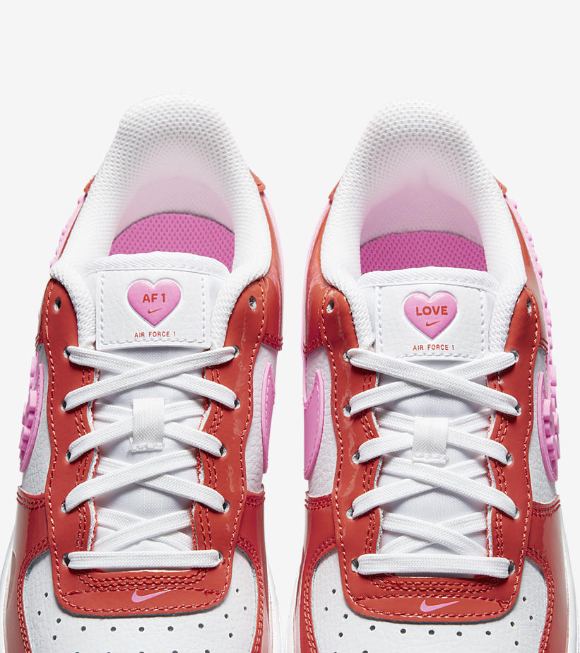 【国内 2/1 発売】ナイキ GS エア フォース 1 07 ロー “バレンタイン” (NIKE GS AIR FORCE 1 07 LOW “2023 Valentine”) [FD1031-600]