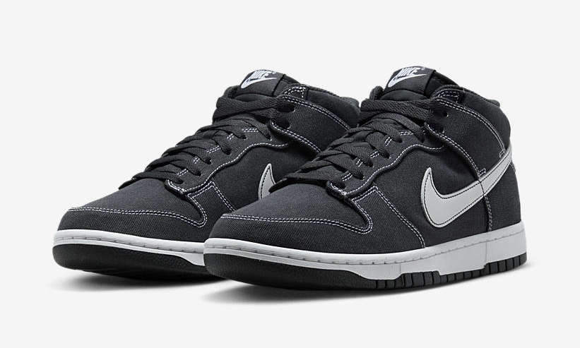 2023年 春夏 発売予定！ナイキ ダンク ミッド "ブラックキャンバス" (NIKE DUNK MID "Black Canvas”) [DV0830-001]