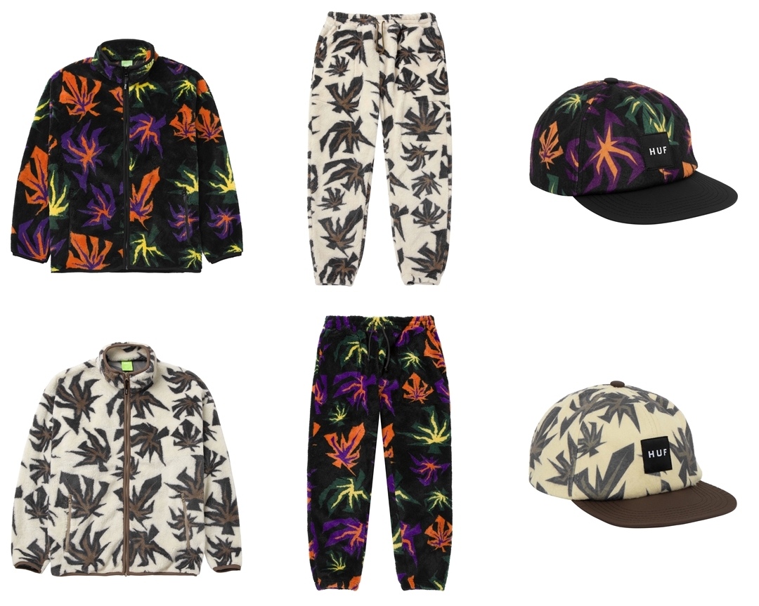 HUFからシーズングラフィックの”Plantlife”パターンが全面にあしらわれた3型がリリース (ハフ)