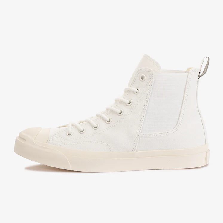 【国内 11/18 発売】サイドにゴアを配し、ブーツライクに仕上げた CONVERSE JACK PURCELL SIDEGORE HI RH (コンバース ジャックパーセル サイドゴア)