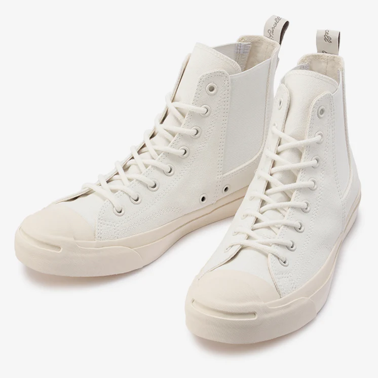 【国内 11/18 発売】サイドにゴアを配し、ブーツライクに仕上げた CONVERSE JACK PURCELL SIDEGORE HI RH (コンバース ジャックパーセル サイドゴア)