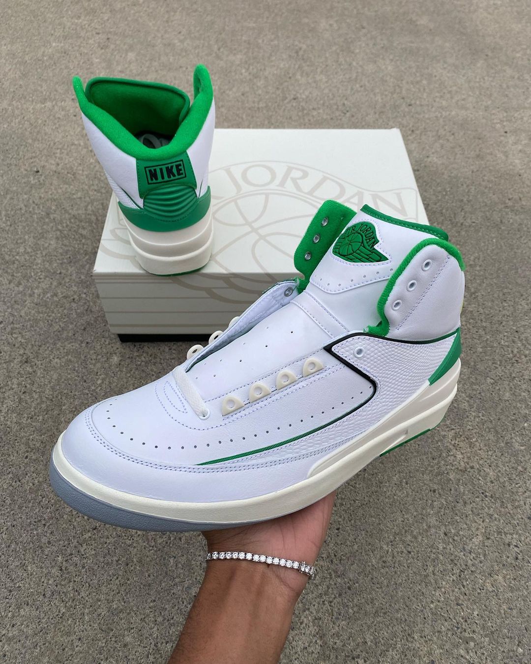 【国内 2/3 発売】ナイキ エア ジョーダン 2 “ラッキーグリーン” (NIKE AIR JORDAN 2 “Lucky Green”) [DR8884-103]