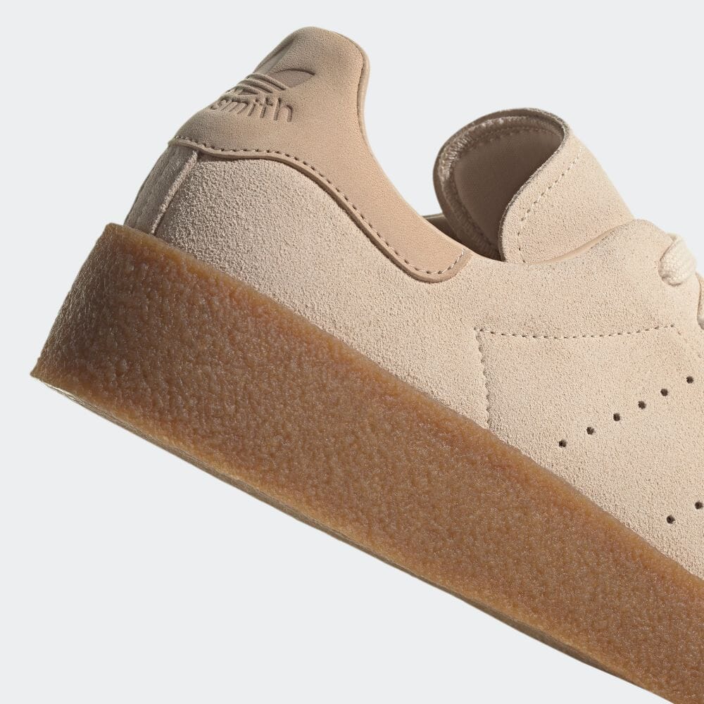 【国内 12/1 発売】アディダス オリジナルス スタンスミス クレープ “コアブラック/サンドストレータ” (adidas Originals STAN SMITH CREPE “Core Clack/Sand Straighter”) [FZ6439/HQ6837]