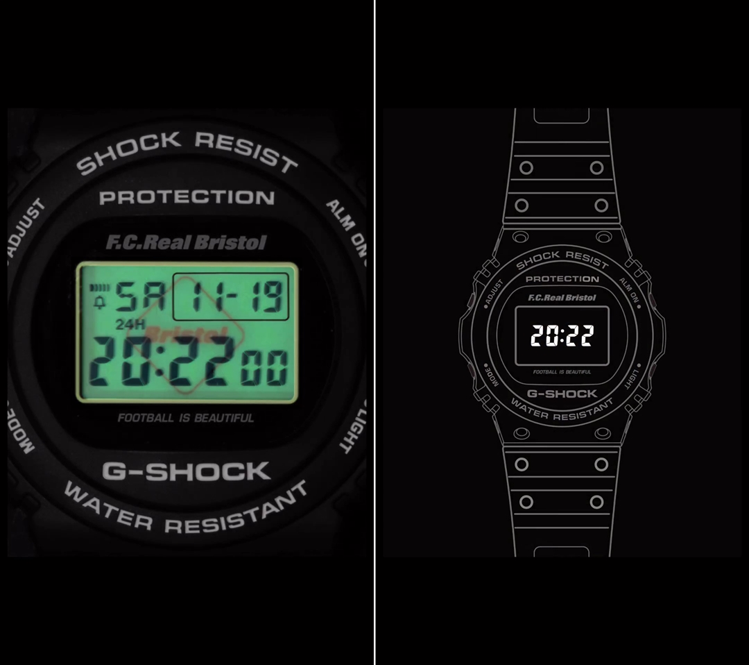 F.C.R.B. × G-SHOCK コラボが発売予定 (F.C. レアル ブリストル F.C.Real Bristol Gショック ジーショック)