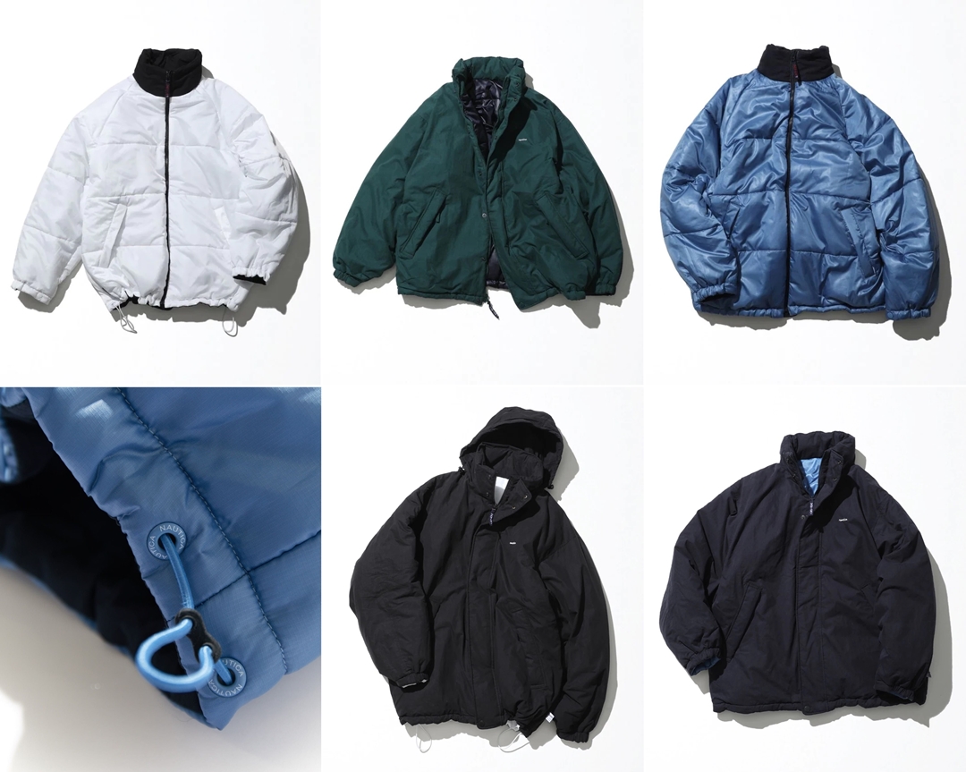 「NAUTICA/ノーティカ」から、リバーシブル仕立てのスタンドカラージャケット “Reversible Thinsulate insluated Jacket”が発売