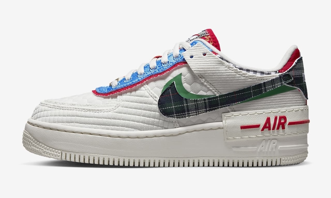 海外発売！ナイキ ウィメンズ エア フォース 1 ロー シャドウ “セイル/クラシックグリーン” (NIKE WMNS AIR FORCE 1 LOW SHADOW “Sail/Classic Green”) [DZ5193-100]