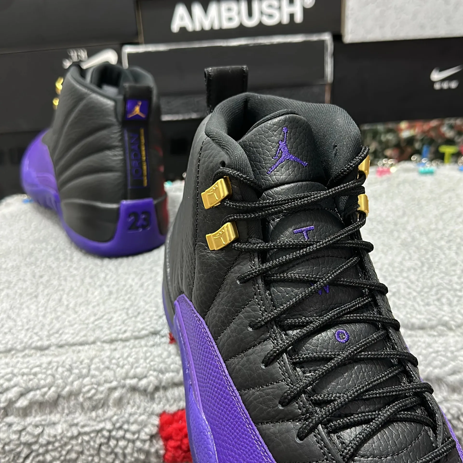 海外 8/12 発売予定！ナイキ エア ジョーダン 12 “レイカーズ/ブラック/フィールドパープル” (NIKE AIR JORDAN 12 “Lakers/Black/Field Purple”) [CT8013-057]