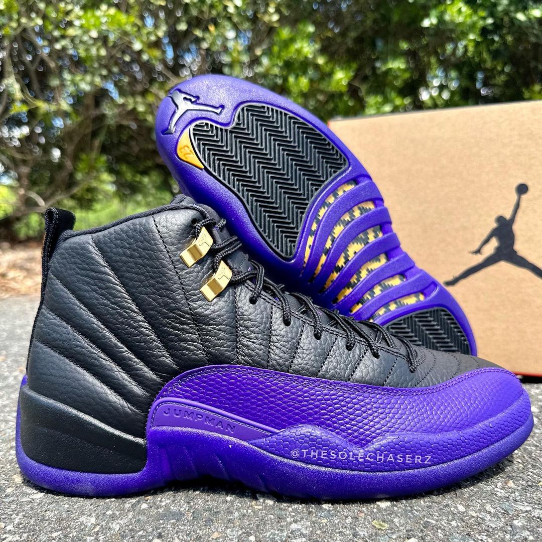 海外 8/12 発売予定！ナイキ エア ジョーダン 12 “レイカーズ/ブラック/フィールドパープル” (NIKE AIR JORDAN 12 “Lakers/Black/Field Purple”) [CT8013-057]