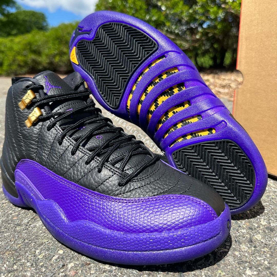 海外 8/12 発売予定！ナイキ エア ジョーダン 12 “レイカーズ/ブラック/フィールドパープル” (NIKE AIR JORDAN 12 “Lakers/Black/Field Purple”) [CT8013-057]