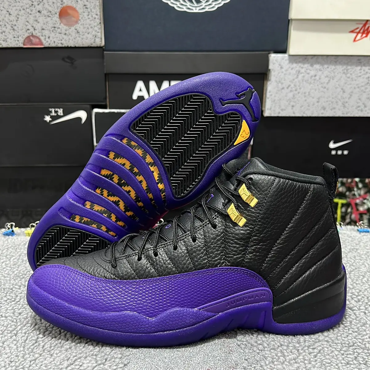 海外 8/12 発売予定！ナイキ エア ジョーダン 12 “レイカーズ/ブラック/フィールドパープル” (NIKE AIR JORDAN 12 “Lakers/Black/Field Purple”) [CT8013-057]