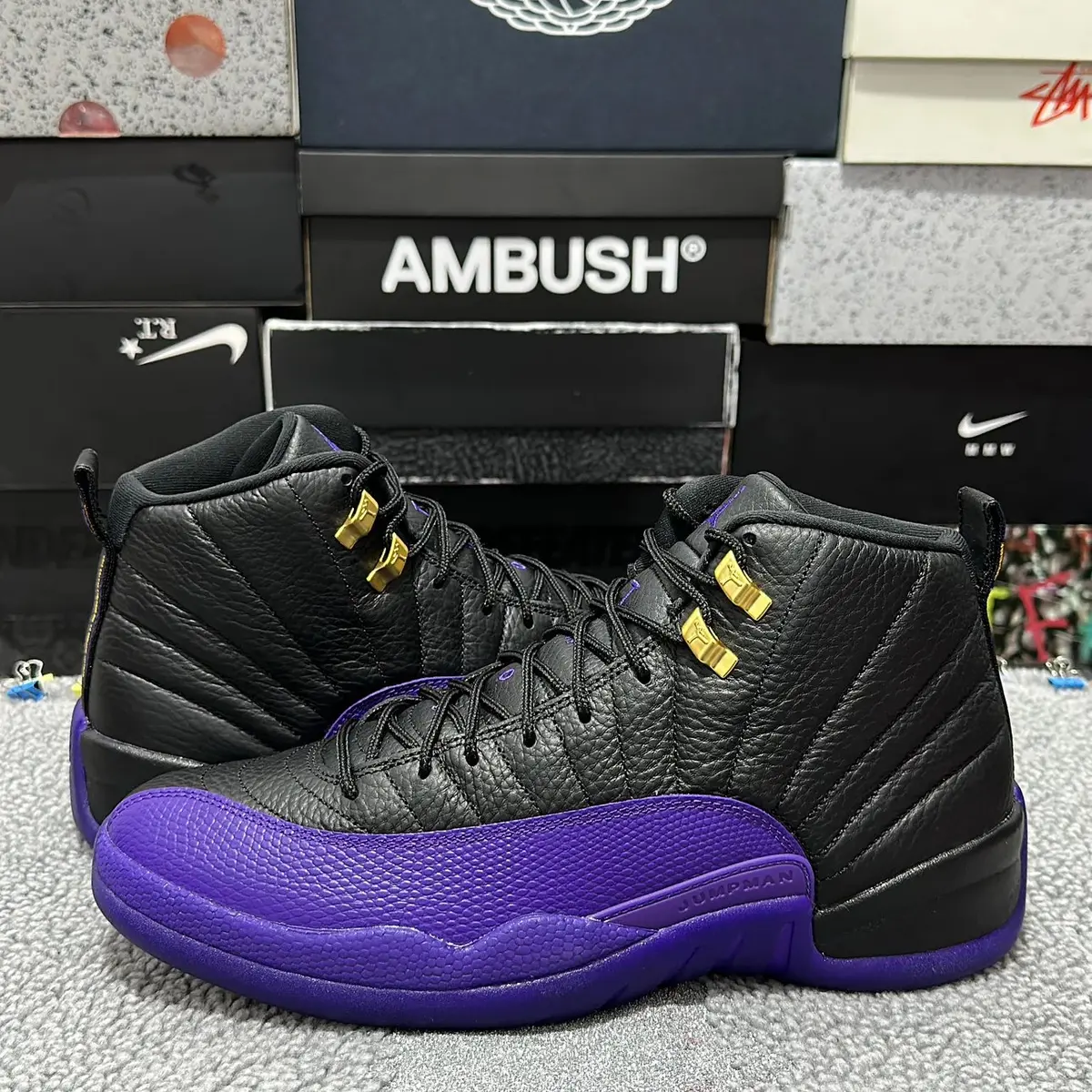 海外 8/12 発売予定！ナイキ エア ジョーダン 12 “レイカーズ/ブラック/フィールドパープル” (NIKE AIR JORDAN 12 “Lakers/Black/Field Purple”) [CT8013-057]