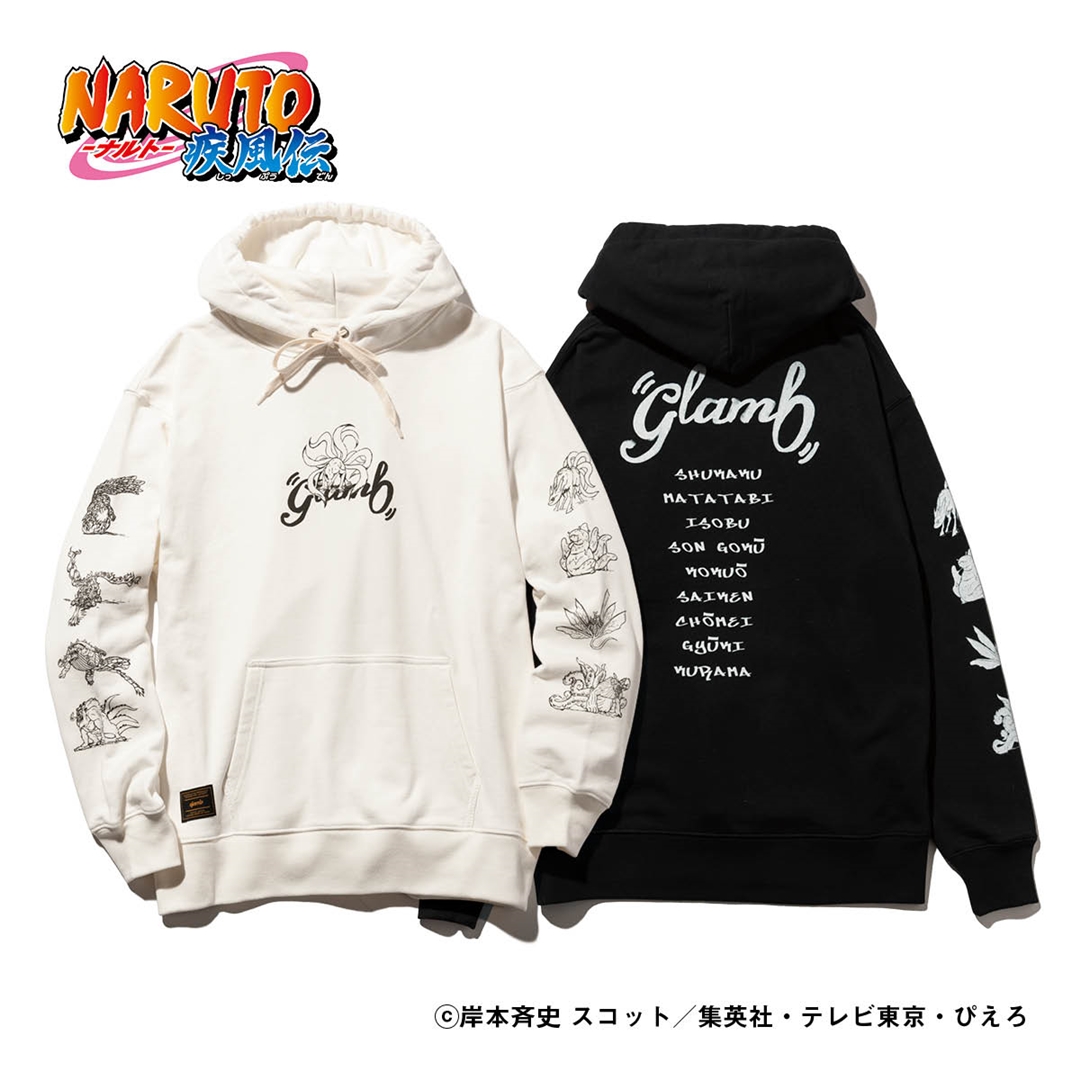 アニメ「NARUTO-ナルト-」 × glamb 初コラボ！ナルトやサスケ、イタチがウェアとなって登場！