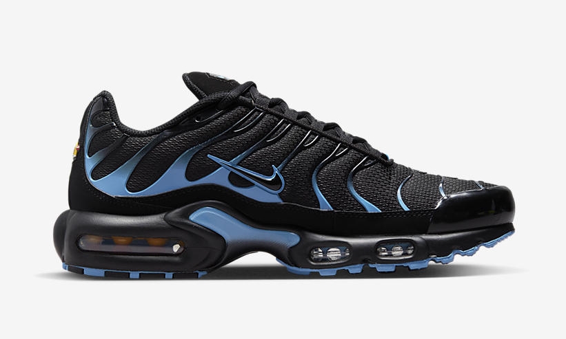 【国内発売】ナイキ エア マックス プラス “ブラック/ユニバーシティブルー” (NIKE AIR MAX PLUS “Black/University Blue”) [DM0032-005]