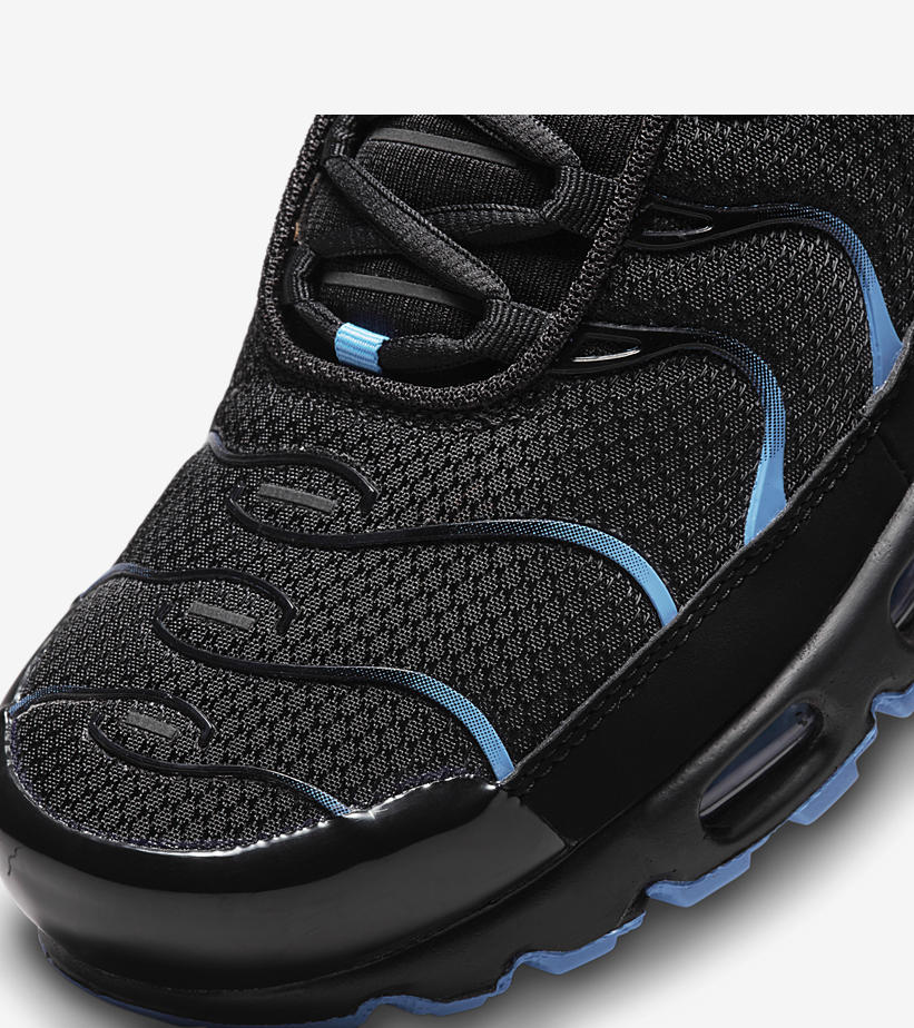 【国内発売】ナイキ エア マックス プラス “ブラック/ユニバーシティブルー” (NIKE AIR MAX PLUS “Black/University Blue”) [DM0032-005]