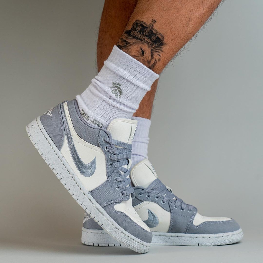 【国内 5/6 発売】ナイキ ウィメンズ エア ジョーダン 1 ロー SE “ライトスティールグレー” (NIKE WMNS AIR JORDAN 1 LOW SE “Light Steel Grey”) [DV0426-012]