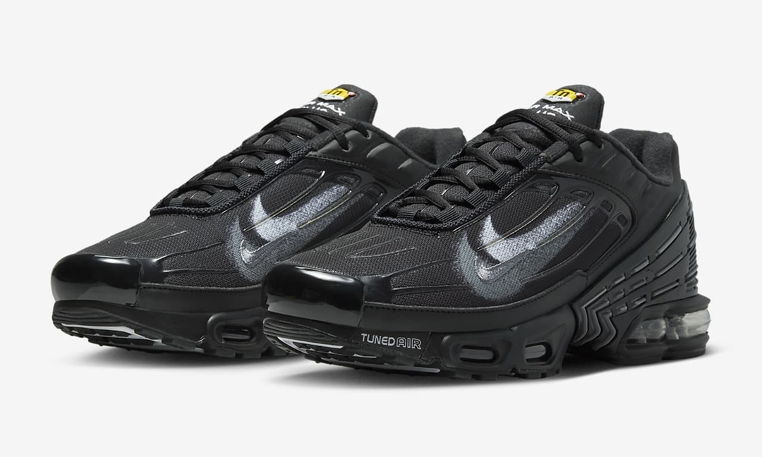 海外発売！ナイキ エア マックス プラス 3 “ブラック/スモークグレー/ホワイト” (NIKE AIR MAX PLUS 3 “Black/Smoke Grey/White”) [FD0659-001]