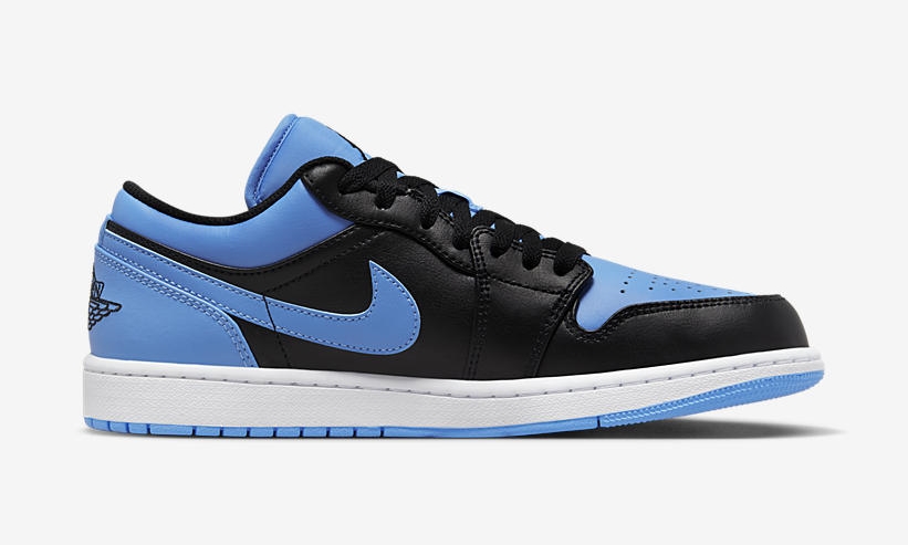 【国内 7/21 発売予定】ナイキ エア ジョーダン 1 ロー “ブラック/ユニバーシティブルー” (NIKE AIR JORDAN 1 LOW “Black/University Blue”) [553558-041/553560-041]