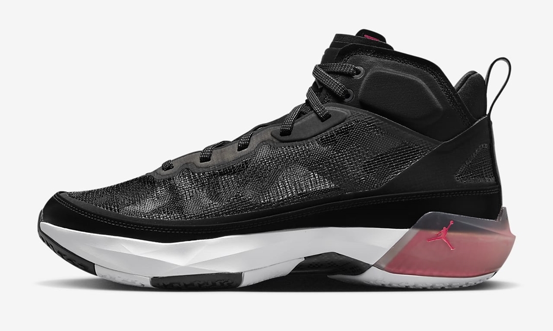 【国内 12/8 発売】ナイキ エア ジョーダン 37 PF “ブラック/ホワイト/ホットパンチ” (NIKE AIR JORDAN 37 PF “Black/White/Hot Punch”) [DV0747-091]