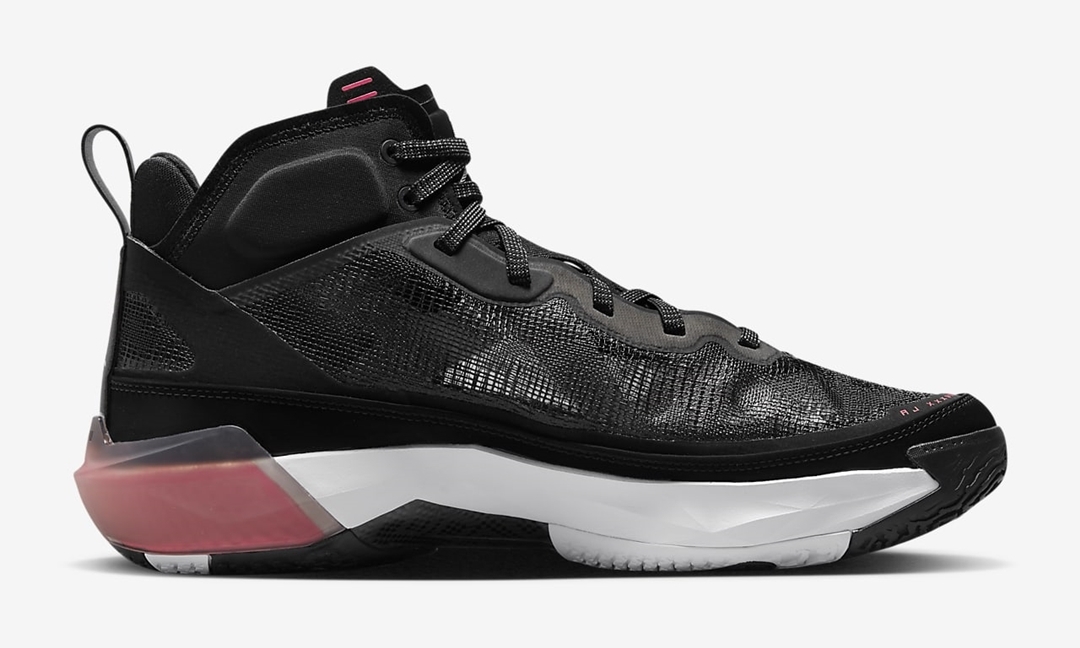 【国内 12/8 発売】ナイキ エア ジョーダン 37 PF “ブラック/ホワイト/ホットパンチ” (NIKE AIR JORDAN 37 PF “Black/White/Hot Punch”) [DV0747-091]