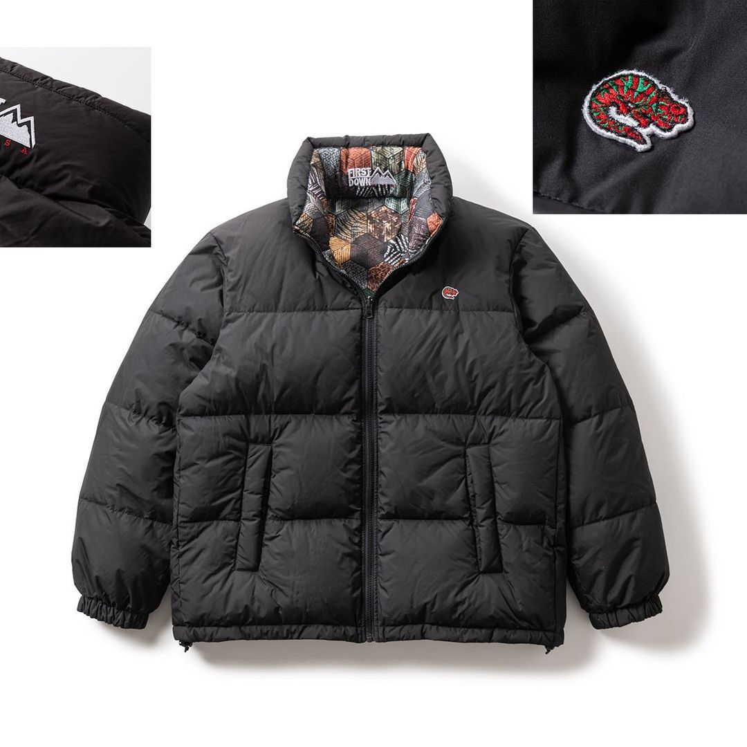 【KICKS LAB.限定】CRSB × raidback fabric × FIRST DOWN コラボ “BUBBLE DOWN JACKET MICROFT”が12/23 発売 (ファーストダウン)