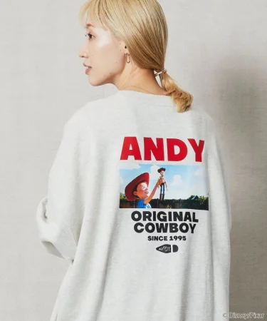 FREAK’S STORE × Toy Story 別注 ビッグシルエット バックプリント クルーネックスウェット/ANDY が発売 (フリークスストア トイストーリー)