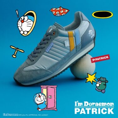 PATRICK × ドラえもん コラボ第3弾「MARATHON SLV」が12/9 発売 (パトリック Doraemon)