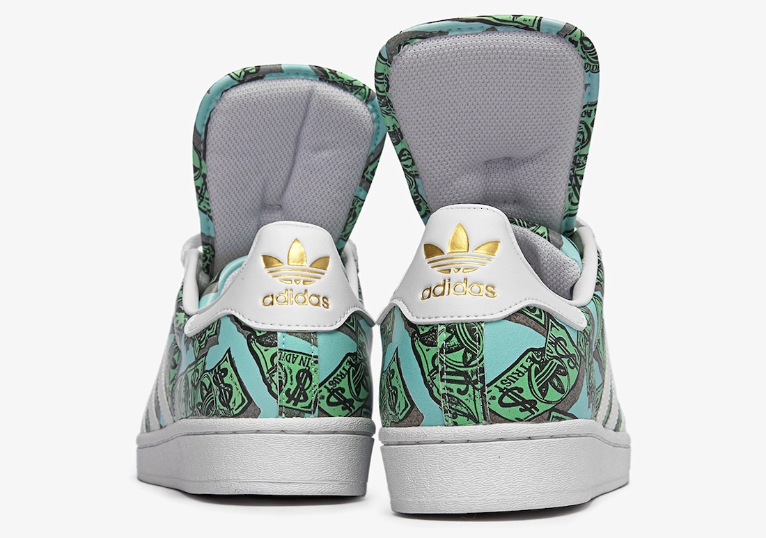 【国内 12/21 発売】アディダス オリジナルス バイ ジェレミー・スコット スーパースター “マネー/ダラー” (adidas Originals by JEREMY SCOTT SUPERSTAR “Money/Dollars”) [HP6596]