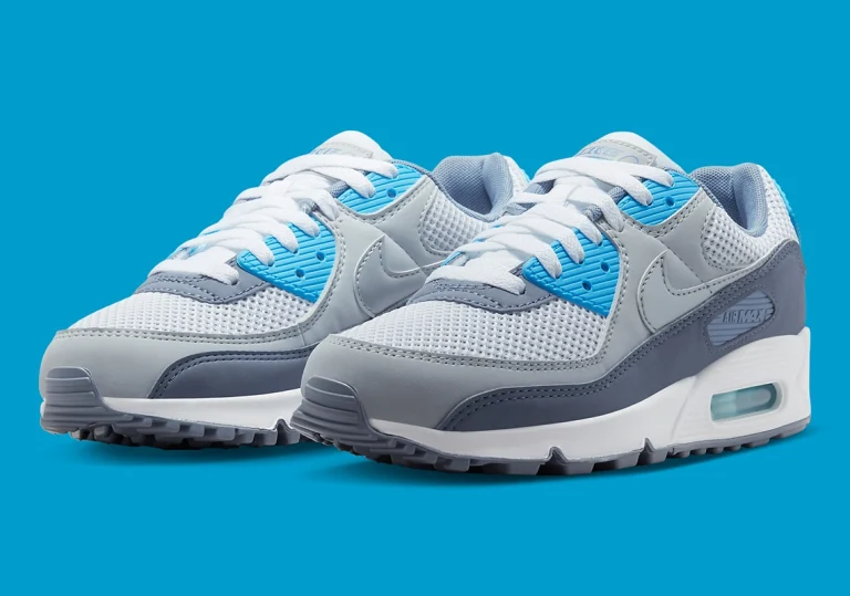Nike air max 90 navy blue and grey hotsell