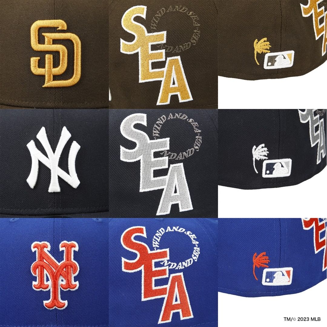 【1/1 発売】WIND AND SEA x MLB × NEW ERA (ウィンダンシー エムエルビー ニューエラ)