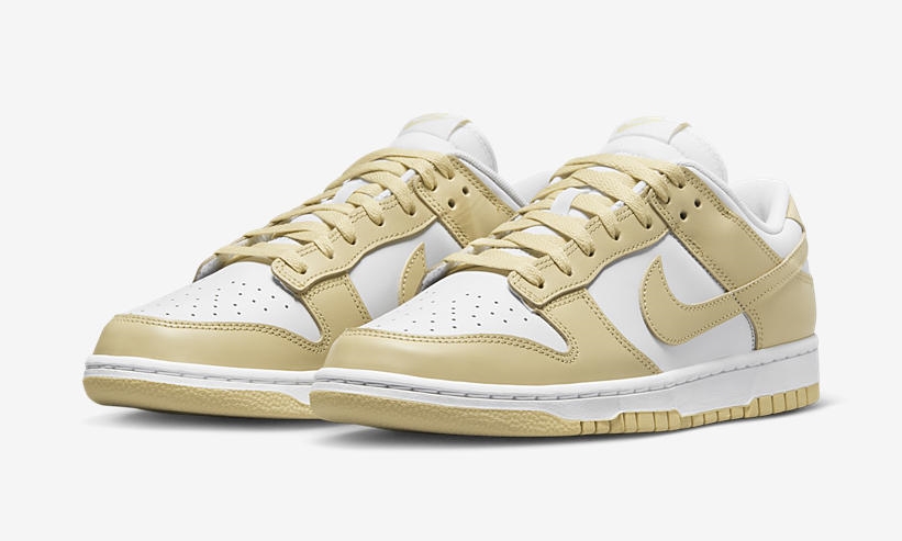 【国内 3/15 発売】ナイキ ダンク ロー “ホワイト/チームゴールド” (NIKE DUNK LOW “White/Team Gold”) [DV0833-100]