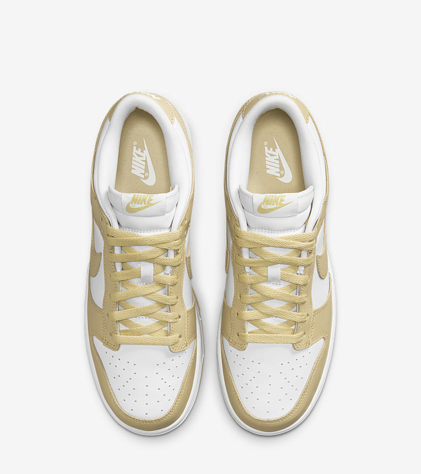 【国内 3/15 発売】ナイキ ダンク ロー “ホワイト/チームゴールド” (NIKE DUNK LOW “White/Team Gold”) [DV0833-100]