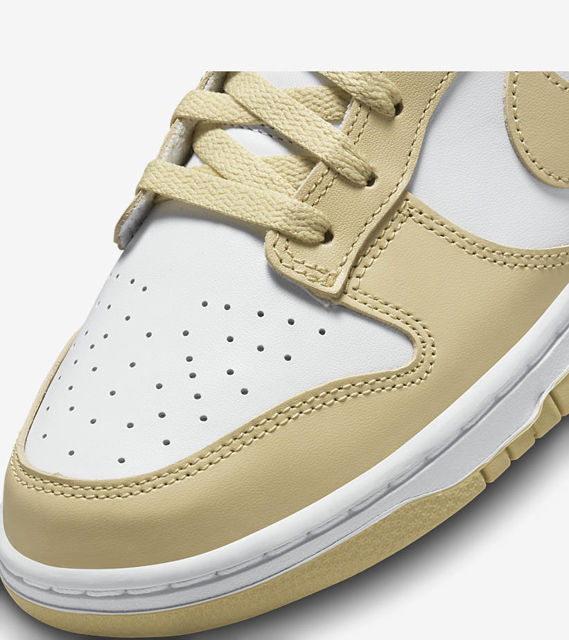 【国内 3/15 発売】ナイキ ダンク ロー “ホワイト/チームゴールド” (NIKE DUNK LOW “White/Team Gold”) [DV0833-100]