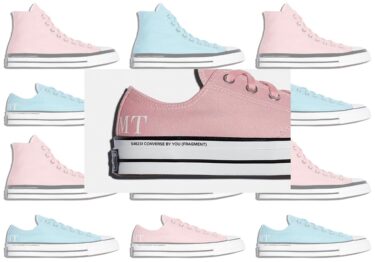 海外 12/16 発売！DSM 限定！FRAGMENT x CONVERSE Chuck 70 “Blue/Pink” (DOVER STREET MARKET ドーバーストリートマーケット フラグメント 藤原ヒロシ)