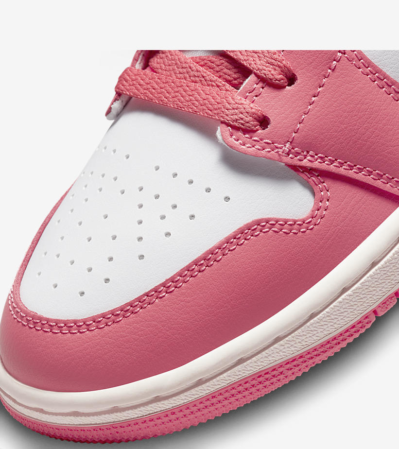 海外 4/3 発売予定！  ナイキ ウィメンズ エア ジョーダン 1 ミッド “ホワイト/ピンク” (NIKE WMNS AIR JORDAN 1 MID “White/Pink”) [BQ6472-186]