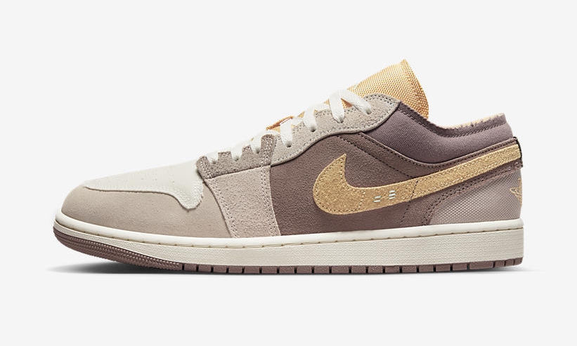 【国内 3/4 発売】NIKE AIR JORDAN 1 LOW “Inside Out/Brown/Tan” (ナイキ エア ジョーダン 1 ロー “インサイドアウト/ブラウン/タン”) [DN1635-200]