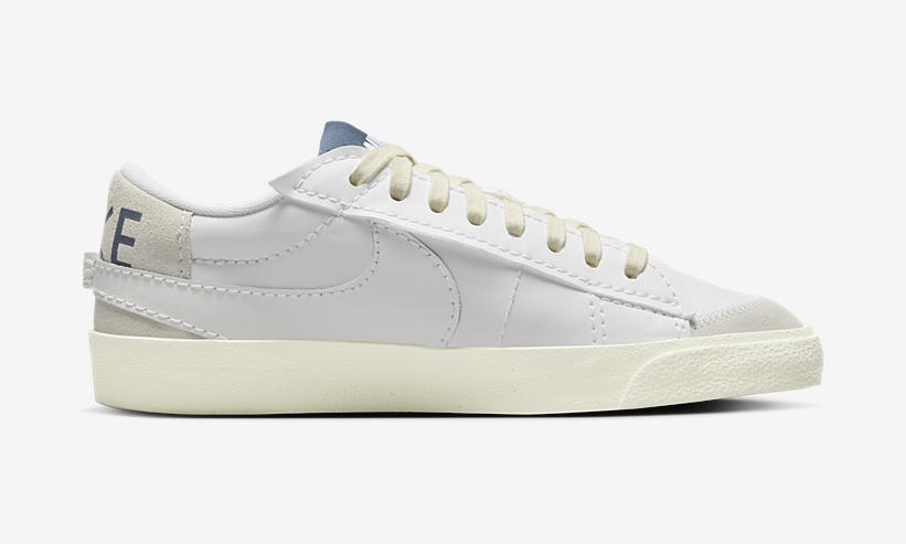 2023年 発売予定！ナイキ ブレーザー ロー ジャンボ “エクストラスウッシュ/ホワイト/ネイビー” (NIKE BLAZER LOW JUMBO “Extra Swoosh/White/Navy”) [FD0378-121]