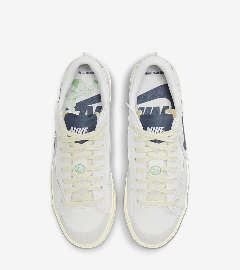 2023年 発売予定！ナイキ ブレーザー ロー ジャンボ “エクストラスウッシュ/ホワイト/ネイビー” (NIKE BLAZER LOW JUMBO “Extra Swoosh/White/Navy”) [FD0378-121]