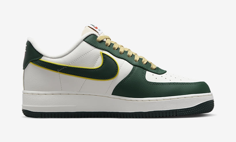 【国内 12/8 発売】ナイキ エア フォース 1 07 ロー “セイル/ノーブルグリーン” (NIKE AIR FORCE 1 07 LOW “Sail/Noble Green”) [FD0341-133]