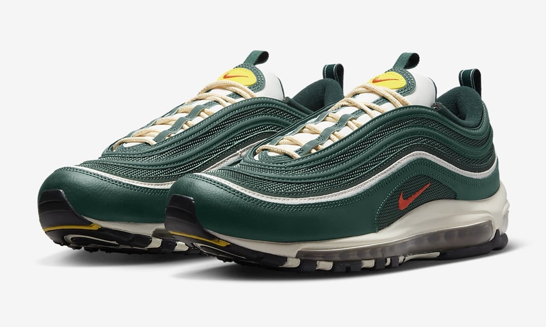 ナイキ エア マックス 97 SE “プログリーン/セイル/ピカンテレッド” (NIKE AIR MAX 97 SE “Progreen/Sail/Picante Red”) [FD0344-397]