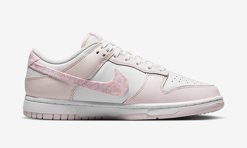 【国内 2/7、2/9 発売】ナイキ ウィメンズ ダンク ロー ESS “ピンク ペイズリーパック” (NIKE WMNS DUNK LOW ESS “Pink Paisley Pack”) [FD1449-100]