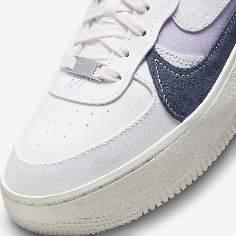 【国内 1/15 発売】ナイキ エア フォース 1 ロー プラットフォーム “スマイリー/ホワイト/ネイビー” (NIKE AIR FORCE 1 LOW PLTAFORM/PLT.AF.ORM “Smiley/White/Navy”) [FD0382-121]