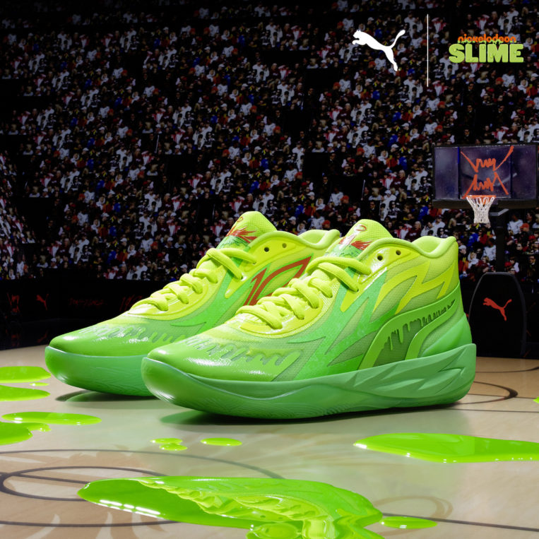 PUMA mb.02 スライム　slime ラメロボール ガチャ履き　バカ履き