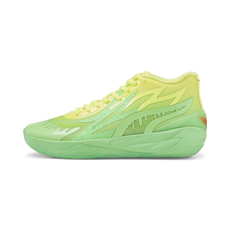 【国内 12/23 発売】PUMA MB.02 SLIME “LIME SQUEEZE” (プーマ ラメロ・ボール LaMelo Ball) [377584-01]