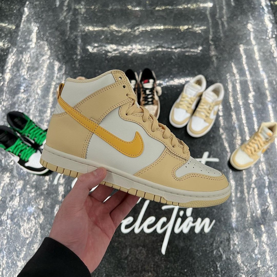 【リーク】ナイキ ダンク ハイ “ホワイト/レモンイエロー” (NIKE DUNK HIGH “White/Lemon Yellow”)