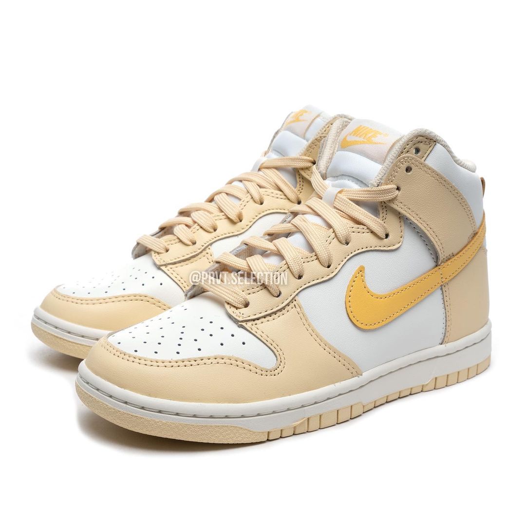 【リーク】ナイキ ダンク ハイ “ホワイト/レモンイエロー” (NIKE DUNK HIGH “White/Lemon Yellow”)