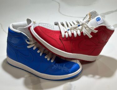 【サンプル】ナイキ エア ジョーダン 1 ハイ OG “クアイ 54” 2022 ホワイト/ブルー/レッド (NIKE AIR JORDAN 1 HIGH OG “Quai 54” White/Blue/Red”)