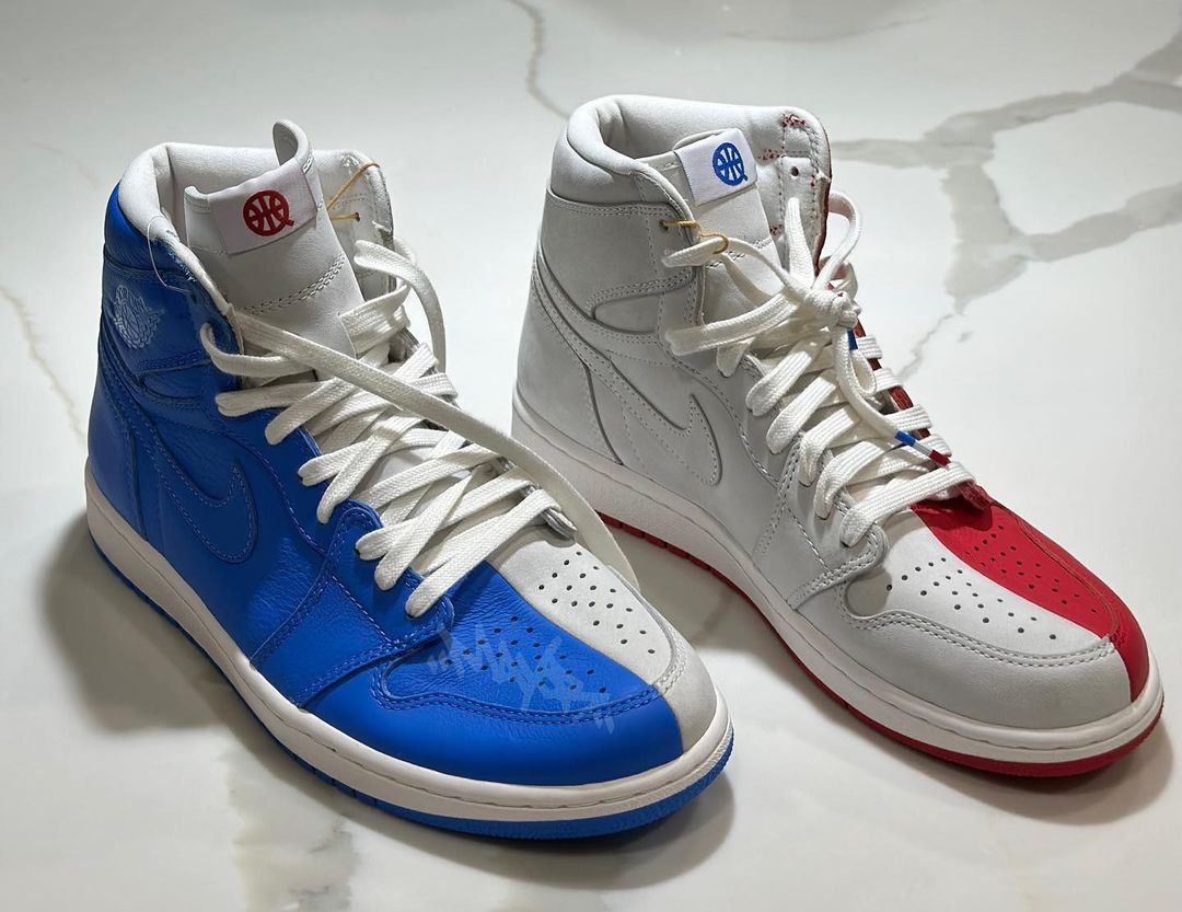 【サンプル】ナイキ エア ジョーダン 1 ハイ OG “クアイ 54” 2022 ホワイト/ブルー/レッド (NIKE AIR JORDAN 1 HIGH OG “Quai 54” White/Blue/Red”)